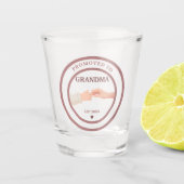 Promoted to Grandma Est. 20XX Shot Glass ショットグラス (正面)