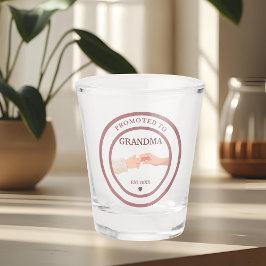 Promoted to Grandma Est. 20XX Shot Glass ショットグラス