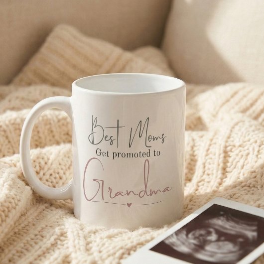 Promoted to Grandma Gift Pregnancy Announcement コーヒーマグカップ