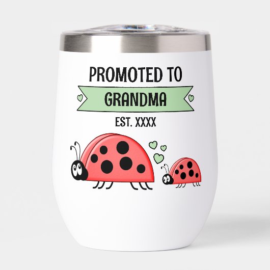 Promoted to Grandma ladybugs green (正面)