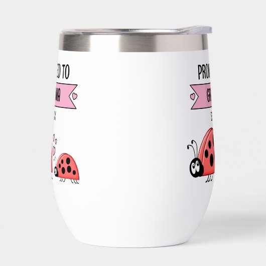 Promoted to Grandma ladybugs pink (左面)