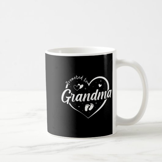 Promoted To Grandma Soon To Be Grandmom New Gigi F コーヒーマグカップ (右)