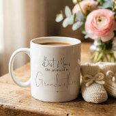 Promoted to Grandmother Pregnancy Announcement コーヒーマグカップ