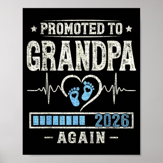 Promoted To Grandpa Again 2026 Expecting Baby Gran ポスター (正面)