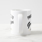 Promoted to Grandpa Est. 2026 ジャンボコーヒーマグカップ (裏面)