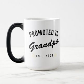 Promoted to Grandpa Est. 2026 モーフィングマグカップ