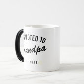 Promoted to Grandpa Est. 2026 モーフィングマグカップ (正面左)