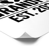 Promoted to Grandpa, Est. 2026, Funny New Grandpa ポスター (角)