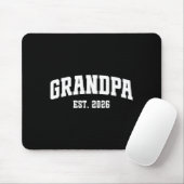 Promoted To Grandpa Est. 2026 Grandparent Baby Ann マウスパッド (マウス)