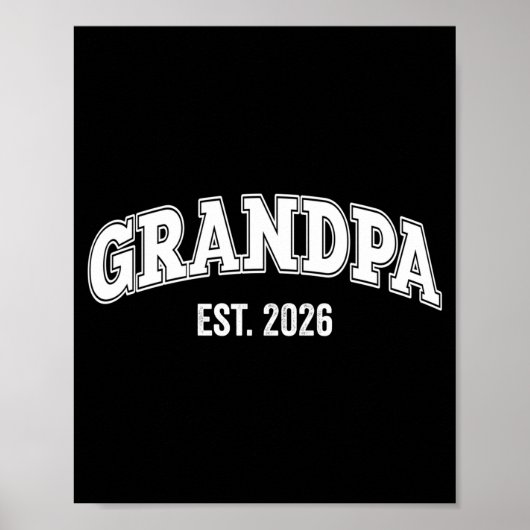 Promoted To Grandpa Est 2026 Soon To Be Grandpa Lo ポスター (正面)