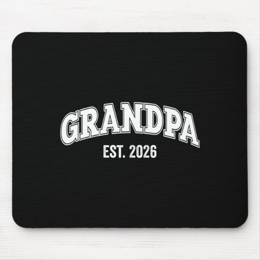 Promoted To Grandpa Est 2026 Soon To Be Grandpa Lo マウスパッド (正面)