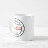 Promoted to Grandpa Est. 20XX  コーヒーマグカップ (正面左)