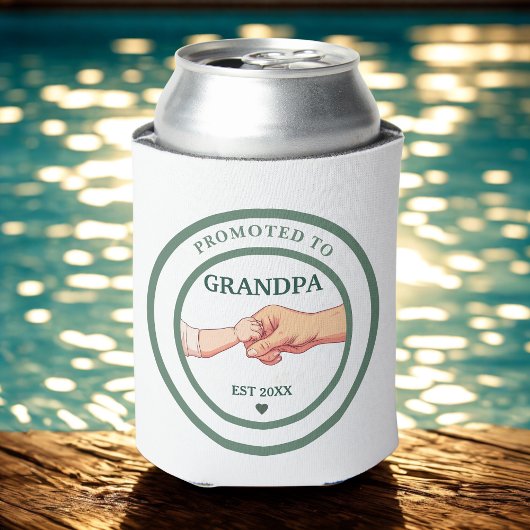 Promoted to Grandpa Est. 20XX Can Cooler 缶クーラー