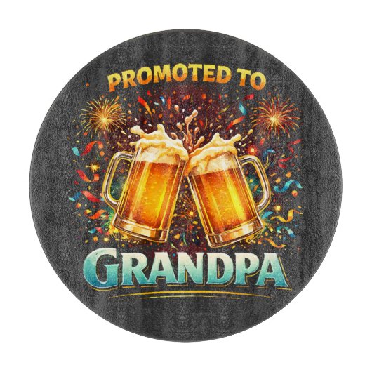 Promoted To Grandpa Future カッティングボード (正面)
