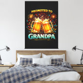 Promoted To Grandpa Future キャンバスプリント (インサイチュ (寝室))