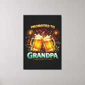 Promoted To Grandpa Future キャンバスプリント (正面)