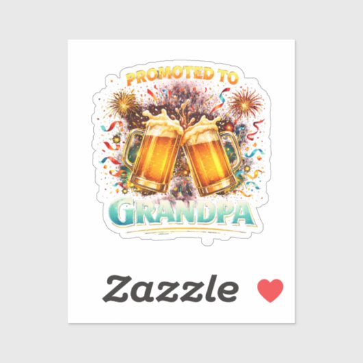 Promoted To Grandpa Future シール (シート)