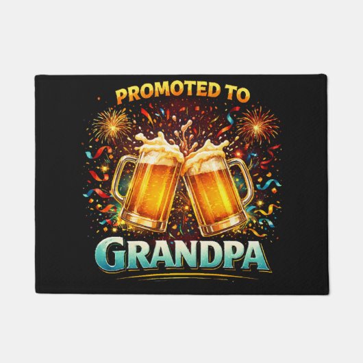 Promoted To Grandpa Future ドアマット (正面)