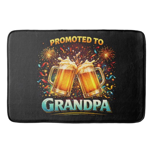 Promoted To Grandpa Future バスマット (正面)