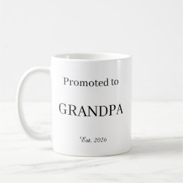 Promoted To Grandpa Mug – New Dad Gift Coffee Cup コーヒーマグカップ