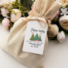 Promoted to Grandparents Christmas tree  ギフトタグ