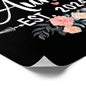 Promoted To Great Aunt Est 2024 Soon To Be Aunt Fl ポスター (角)