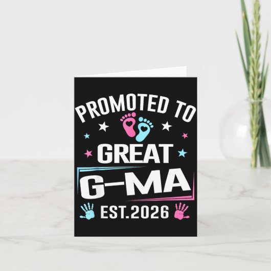 Promoted To Great G-ma Est 2026 Pregnancy Announce カード (正面)