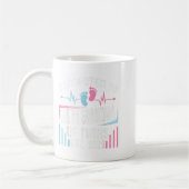 Promoted To Great Grandma Of Twins Est 2026 Baby S コーヒーマグカップ (左)