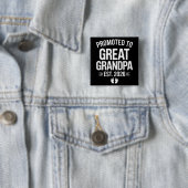 Promoted To Great Grandpa Est 2026 Pregnancy Baby 缶バッジ (インサイチュ)
