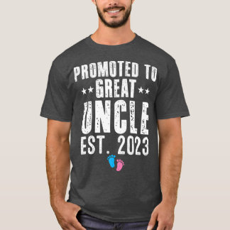 Promoted To Great Uncle 2023 Pregnancy Reveal Pink Tシャツ