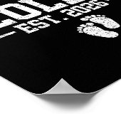 Promoted To Lolli Est 2026 Baby Announcement  ポスター (角)