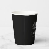 Promoted To Mama 2026 Pregnancy Floral New Mom  紙コップ (右)