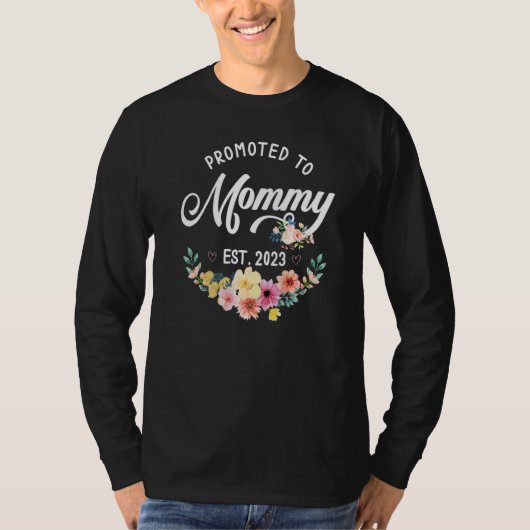 Promoted To Mommy 2023 New Mom 2023 Tシャツ (正面)