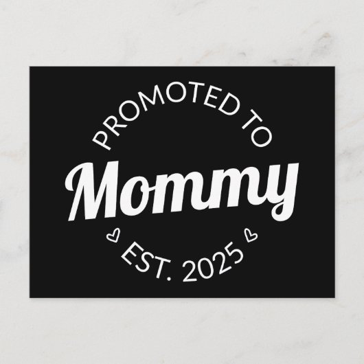 Promoted To Mommy Est. 2025 I ポストカード (正面)
