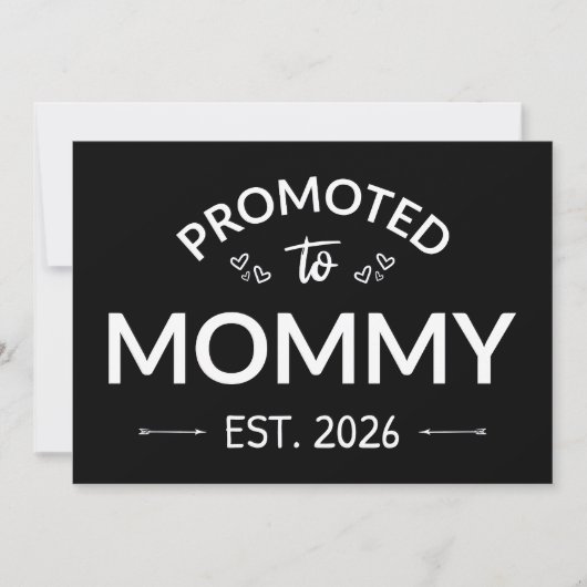Promoted To Mommy Est. 2026 II 招待状 (正面)