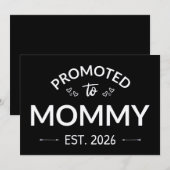 Promoted To Mommy Est. 2026 II 招待状 (正面/裏面)