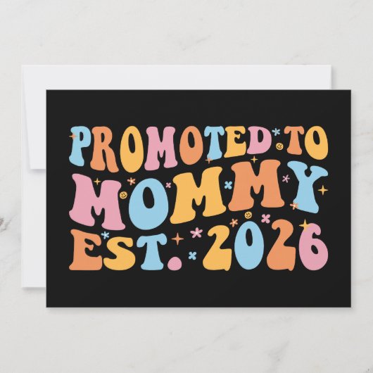 Promoted To Mommy Est. 2026 III 招待状 (正面)