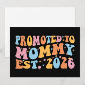 Promoted To Mommy Est. 2026 III 招待状 (正面/裏面)