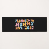 Promoted To Mommy Est 2027 新米ママ発表 ヨガマット (裏面(横))