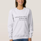 Promoted to Mommy of Two | Mom Sweatshirt  スウェットシャツ (正面)