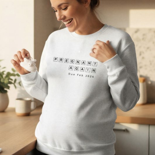Promoted to Mommy of Two | Mom Sweatshirt  スウェットシャツ