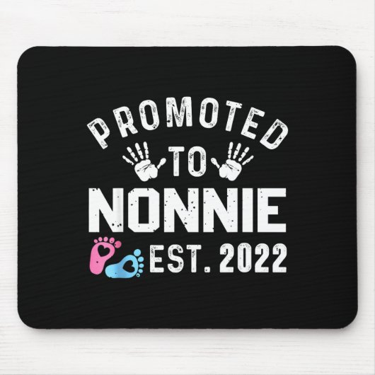 Promoted To Nonnie Est 2022 Funny New Nonnie  マウスパッド (正面)