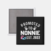 Promoted To Nonnie Est 2022 Funny New Nonnie マグネット (正面/裏面)