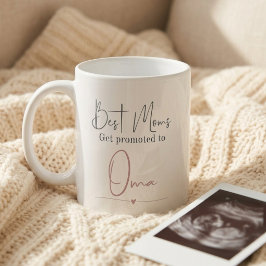 Promoted to Oma Gift Pregnancy Announcement コーヒーマグカップ