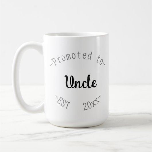 Promoted to Uncle コーヒーマグカップ (左)