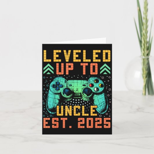 Promoted To Uncle 2025 Leveled Up To Uncle Est 202 カード (正面)