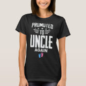 Promoted To Uncle Again Pregnancy Reveal Pink Or B Tシャツ (正面)
