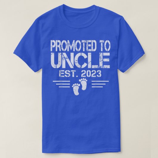 Promoted to Uncle Est 2023 - Announce pregnancy 20 Tシャツ (デザイン正面)