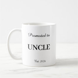 Promoted To Uncle Mug – New Dad Gift Coffee Cup コーヒーマグカップ