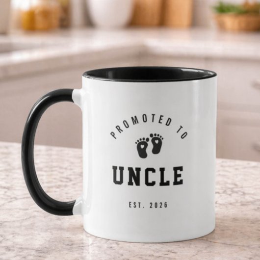 Promoted to Uncle Mug New Uncle Gift マグカップ
